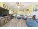 Spacious living room with large sectional sofa and decor at 7 Sturm St, Henderson, NV 89015