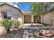 Inviting front porch with a seating area perfect for enjoying the outdoors at 7870 Midnight Ride St, Las Vegas, NV 89131