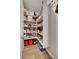 Organized pantry features ample shelving for storage of food and household items at 8958 Howell St, Las Vegas, NV 89166