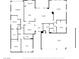 Detailed floor plan showcasing the layout of the home, including the primary bedroom, kitchen, and living room at 8985 S Tomsik St, Las Vegas, NV 89113