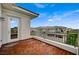 Private balcony offering serene community views and natural light at 9201 Tesoras Dr # 401, Las Vegas, NV 89144
