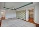 Bedroom with hardwood floors, carpet, and a walk-in closet at 9201 Tesoras Dr # 401, Las Vegas, NV 89144