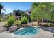 Enjoy a relaxing spa day at home with this beautiful backyard spa, a true backyard oasis at 9201 Tesoras Dr # 401, Las Vegas, NV 89144