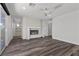 Comfortable bedroom with recessed lighting and fireplace feature at 9430 Isla Lee Ave, Las Vegas, NV 89178
