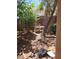 Secluded backyard featuring a mature tree providing shade over the seating area at 9589 Comiskey Ct, Las Vegas, NV 89148