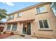 A covered patio extends from the home, offering shade from the afternoon sun at 9893 Santa Ponsa Ct, Las Vegas, NV 89178