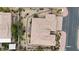 Aerial view of a well-maintained property with a tile roof and desert-style landscaping at , Las Vegas, NV 89113