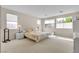 Large main bedroom with windows and neutral walls at , Las Vegas, NV 89113