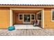 Inviting covered patio with comfortable seating, ideal for relaxation and outdoor enjoyment at , Las Vegas, NV 89113