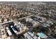 Aerial view of the community complex, indicating proximity to the Las Vegas Strip at 101 Luna Way # 222, Las Vegas, NV 89145