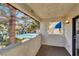Relaxing balcony with views of the community pool and manicured landscaping, ideal for outdoor enjoyment at 101 Luna Way # 222, Las Vegas, NV 89145