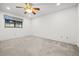 This bedroom features neutral carpet and a light and bright aesthetic at 101 Luna Way # 222, Las Vegas, NV 89145