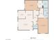 Detailed floor plan with square footage and dimensions at 101 Luna Way # 222, Las Vegas, NV 89145