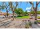 Scenic community park with desert landscaping, green lawns, and mature trees at 1033 Logan Patrick Dr, Henderson, NV 89052