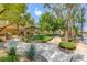 Well-manicured community park featuring walking paths and a shaded picnic area at 1033 Logan Patrick Dr, Henderson, NV 89052