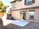 The backyard patio features a concrete area, perfect for outdoor seating and entertaining at 1152 Paradise Desert Ave, Henderson, NV 89002