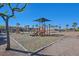 Community playground featuring a variety of play structures, including slides, climbers, and swings for Gathering recreation at 1152 Paradise Desert Ave, Henderson, NV 89002