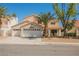 Charming two-story home featuring a three-car garage and well-maintained landscaping at 2008 Spruce Brook Dr, Henderson, NV 89074