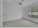 Clean room featuring a window with blinds and a ceiling fan at 249 Gentle Springs Dr, Henderson, NV 89012