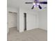 Neutral bedroom features closet and ceiling fan for added comfort at 249 Gentle Springs Dr, Henderson, NV 89012