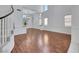 Expansive living area with hardwood floors, high ceilings, and ample natural light at 249 Gentle Springs Dr, Henderson, NV 89012