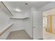 Walk-in closet with built-in shelving and ample storage space at 249 Gentle Springs Dr, Henderson, NV 89012