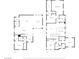 Detailed floor plan of the first and second floor, showing the layout of rooms and key features at 2637 Via Monet, Henderson, NV 89044