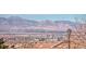 Panoramic views of Las Vegas and the mountains from this elevated lot at 2702 Grand Forks Rd, Henderson, NV 89052