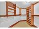 Walk-in closet with custom shelves and a closet rod for ample storage at 2877 Paradise Rd # 1804, Las Vegas, NV 89109
