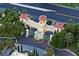Aerial view of grand entrance to community featuring an ornate gate at 2877 Paradise Rd # 1804, Las Vegas, NV 89109