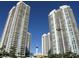 Three tall condominium buildings with the Stratosphere tower in the background at 2877 Paradise Rd # 1804, Las Vegas, NV 89109