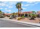 Inviting single-story home with drought-resistant landscaping and a terracotta tile roof at 3108 Leafwood St, Las Vegas, NV 89108