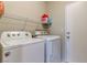 Bright laundry room with modern washer and dryer at 3440 Bella Viera Ct, Las Vegas, NV 89141