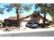 Charming single-story home featuring a tile roof, well maintained landscaping and two-car garage at 3954 Saddlewood Ct, Las Vegas, NV 89121