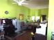 Bright living room with hardwood floors, high ceilings, and natural light at 3954 Saddlewood Ct, Las Vegas, NV 89121