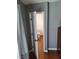 A peek at the bathroom shows a toilet and hardwood floors at 4284 Parkdale Ave, Las Vegas, NV 89121