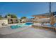 Pool and patio area in a serene backyard setting at 4284 Parkdale Ave, Las Vegas, NV 89121