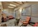 Enclosed patio area with seating and privacy at 4770 Topaz St # 108, Las Vegas, NV 89121