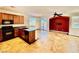 Modern kitchen with stainless steel appliances and an island at 5019 Quiet Falls Ct, Las Vegas, NV 89141