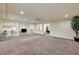 Large carpeted living room featuring recessed lighting and a ceiling fan at 5448 Tulip Hill Ave, Las Vegas, NV 89141