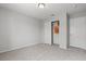 Bedroom with carpet flooring and a closet featuring fresh, neutral paint at 556 Decidedly St, Henderson, NV 89015