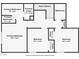 Floor plan showcasing bedrooms, bathrooms, and closets, including the primary bedroom and bathroom layout at 6312 Snap Ridge St # 101, North Las Vegas, NV 89081