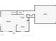 Detailed floor plan featuring the kitchen, dining room, living room, bathroom, and garage dimensions at 6312 Snap Ridge St # 101, North Las Vegas, NV 89081