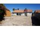 Expansive backyard featuring a storage shed, single-story home, and a lot of potential at 6432 Jean Lee Dr, Las Vegas, NV 89108