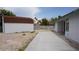 Backyard showcasing a shed with potential for landscaping and outdoor activities at 6432 Jean Lee Dr, Las Vegas, NV 89108