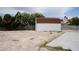 Shed in the backyard offering extra storage space with potential for gardening at 6432 Jean Lee Dr, Las Vegas, NV 89108