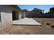 Wide backyard with concrete patio and fence, ready for your landscaping and creative ideas at 6432 Jean Lee Dr, Las Vegas, NV 89108