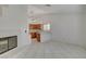 Spacious kitchen features tile floors, a fireplace, and ample natural light at 6432 Jean Lee Dr, Las Vegas, NV 89108