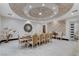 Elegant formal dining room with ornate details and a spacious layout at 6965 Tara Ave, Las Vegas, NV 89117