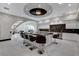 This kitchen features an expansive island and a modern open layout at 6965 Tara Ave, Las Vegas, NV 89117
